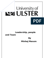 Leadership, People and Team by Minhaj Masum