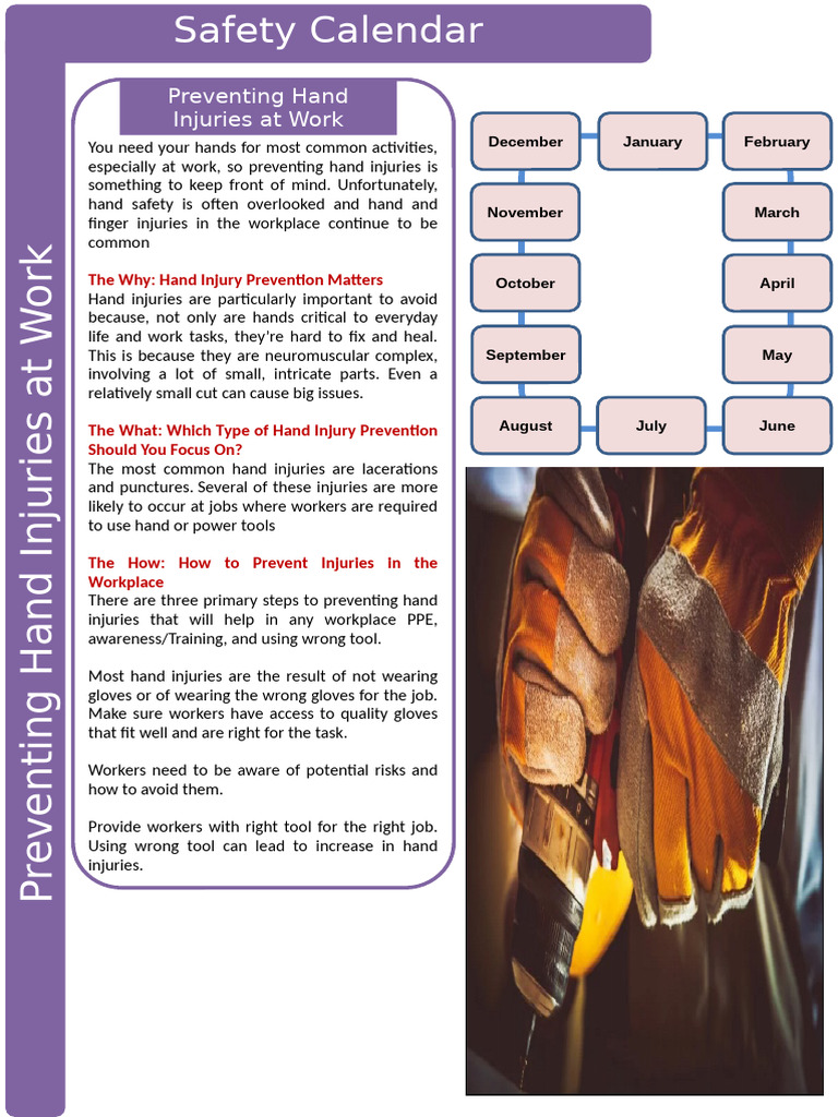 HSE Calendar Extra Samples | PDF | Personal Protective Equipment