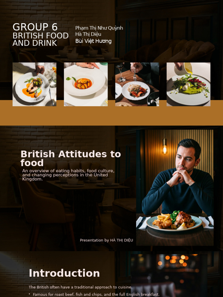 British Food Culture and Eating Habits | PDF | Restaurants | British ...