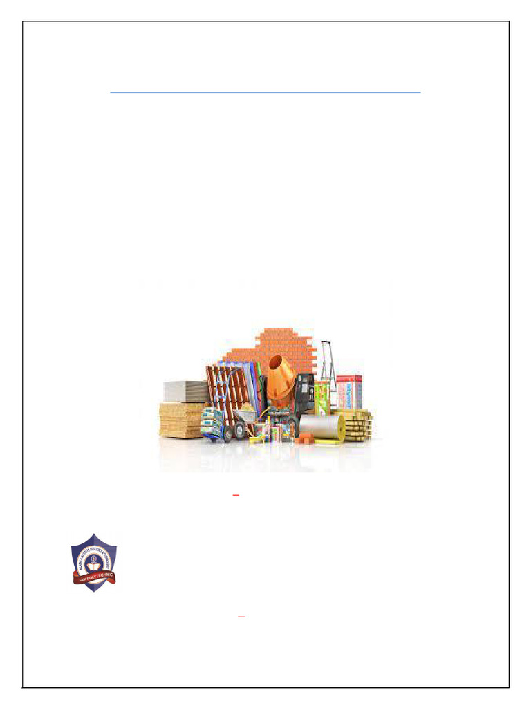 Building Materials & Construction Tech | PDF | Cement | Rock (Geology)