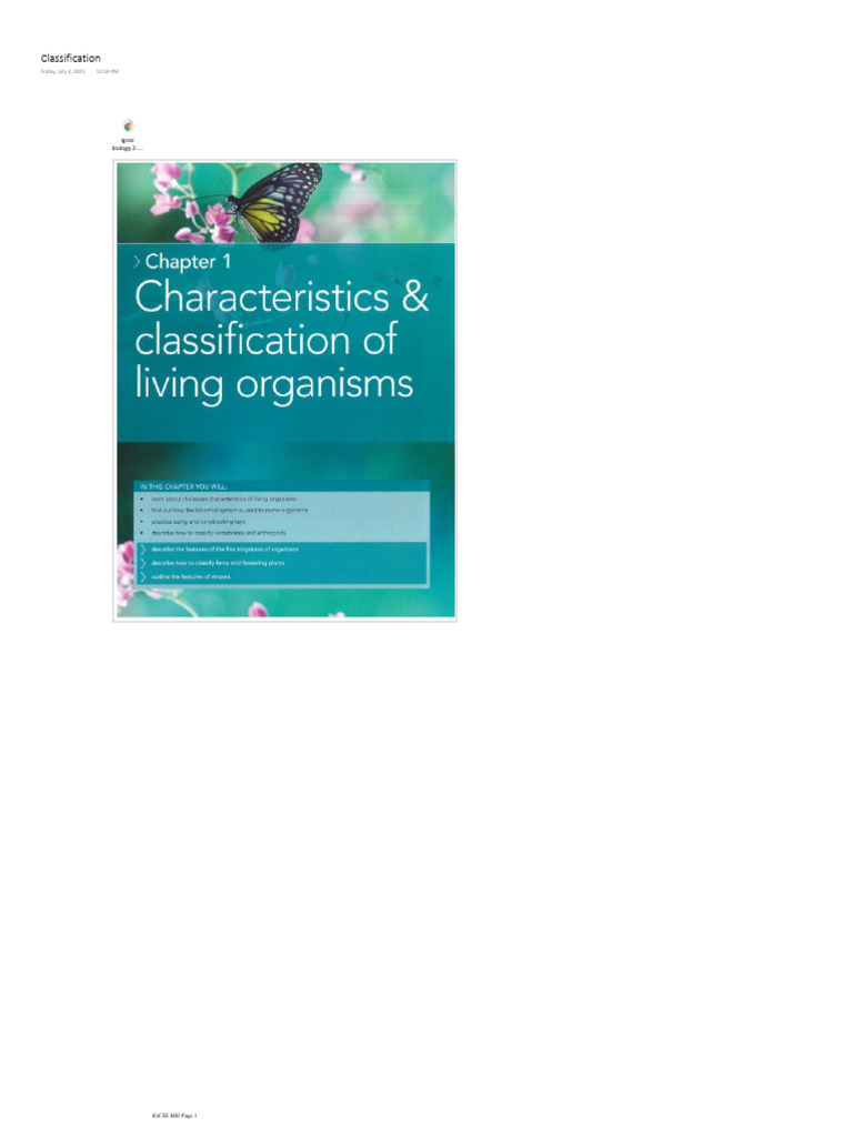 Classification | PDF