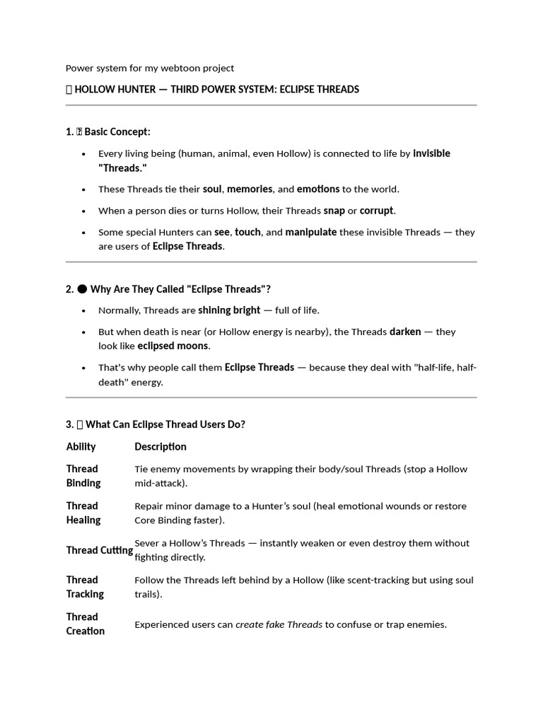 Power System For My Webtoon Projec3 | PDF