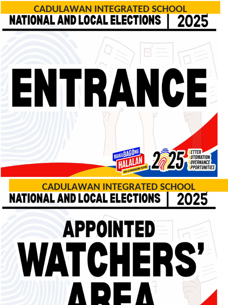 Election Tarp | PDF