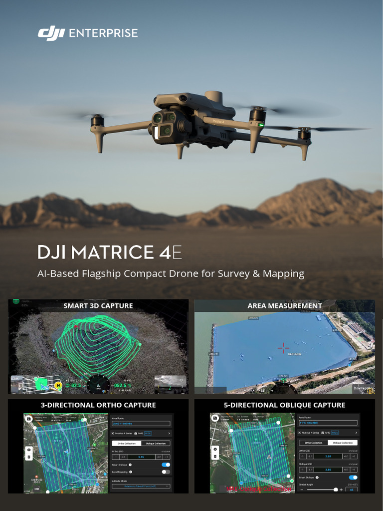 DJI Matrice 4 Enterprise Specs Overview | PDF