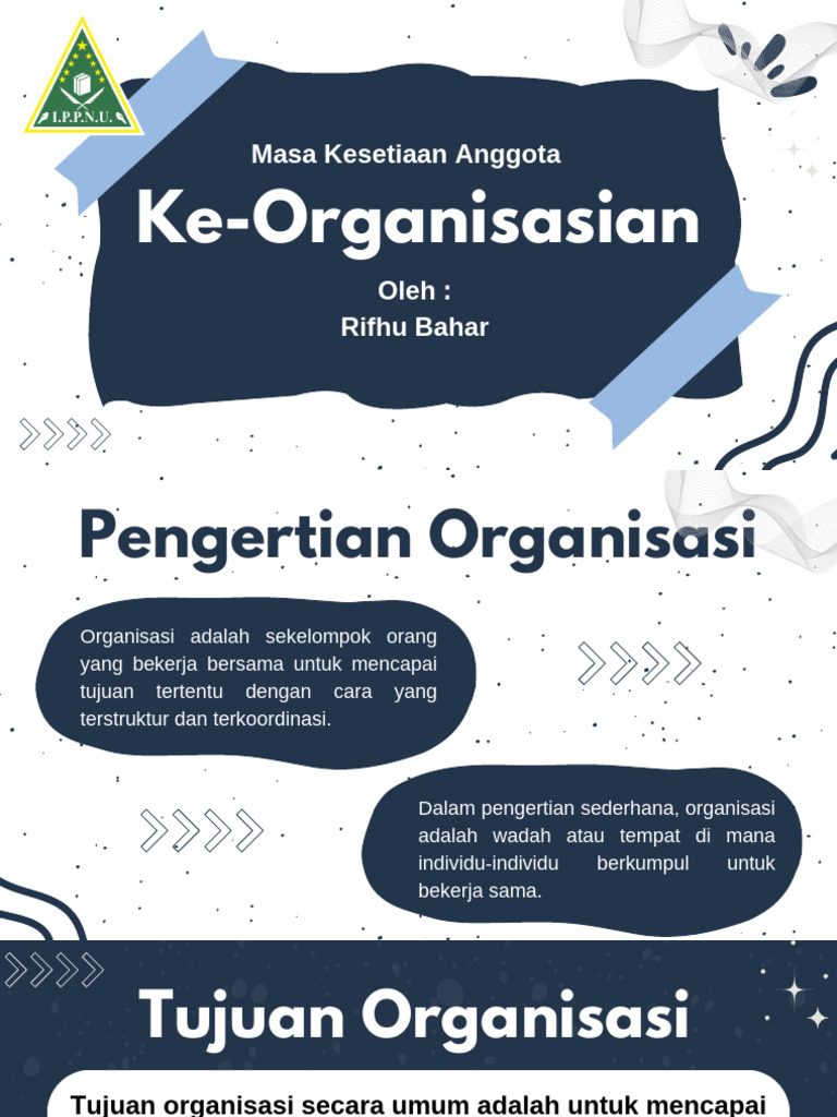 Pengertian dan Manfaat Organisasi | PDF