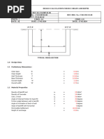 RCC Drain Design and Calculations | PDF | Strength Of Materials | Concrete