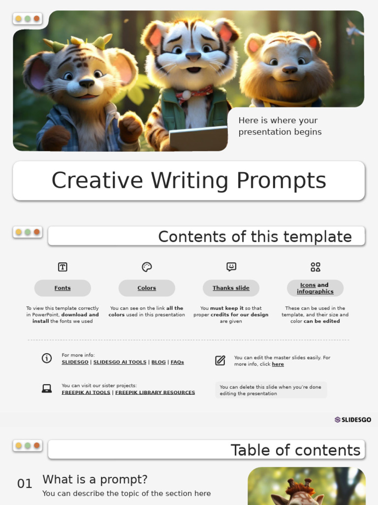 Creative Writing Prompts Guide | PDF | Planets | Venus