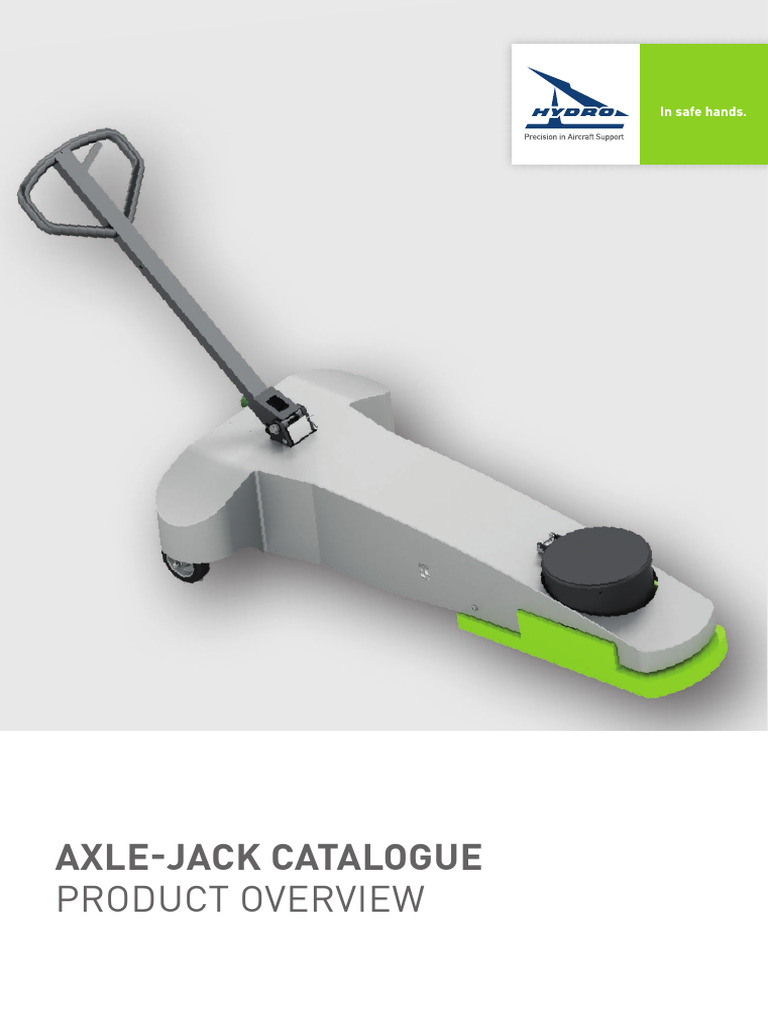 RT Series Aircraft Axle Jacks Overview | PDF | Airliner | Aviation