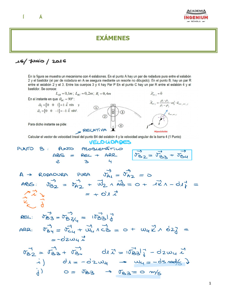 C3-EXAMENES Junio 2016 | PDF