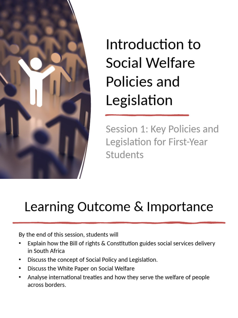 South Africa's Social Welfare Policies Overview | PDF | Social Work ...