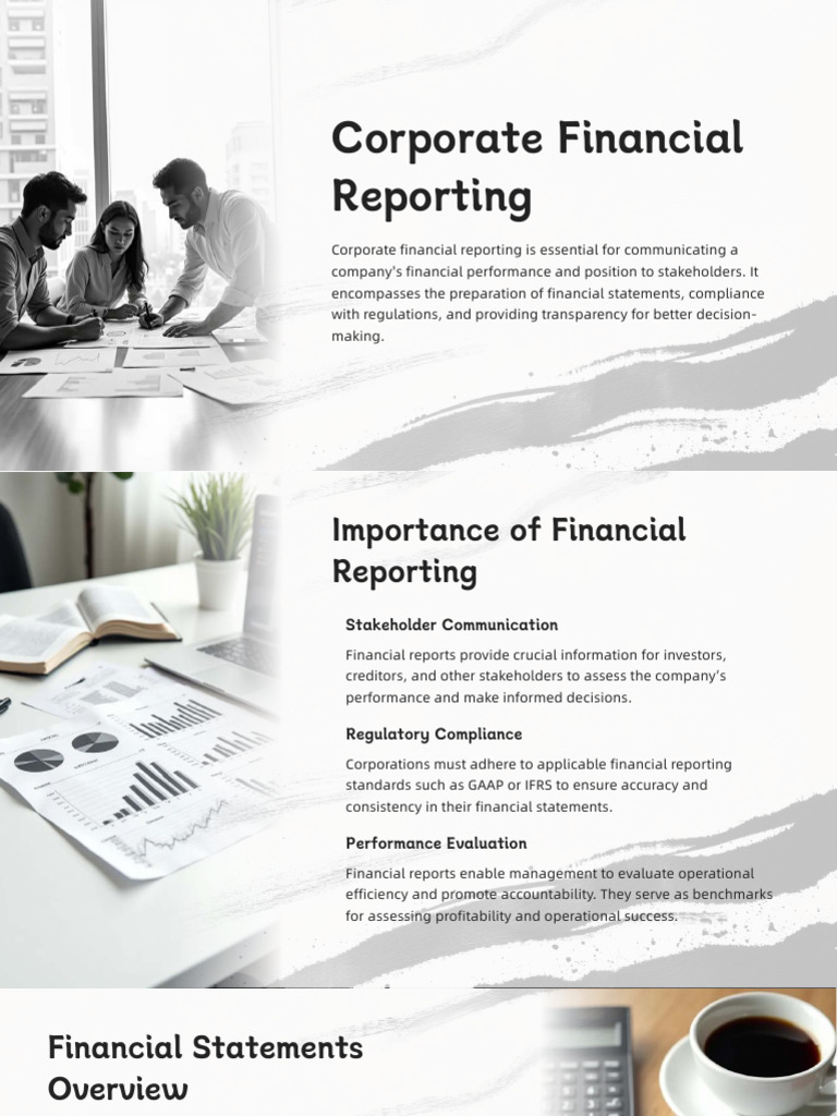 Corporate Financial Reporting | PDF | Financial Statement | Business ...