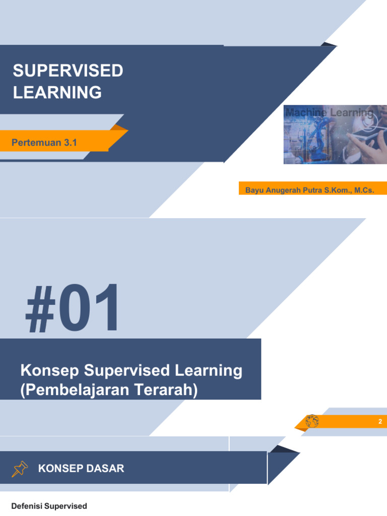 A9a03 Pertemuan 3.1 Ok Konsep Supervised Learning | PDF