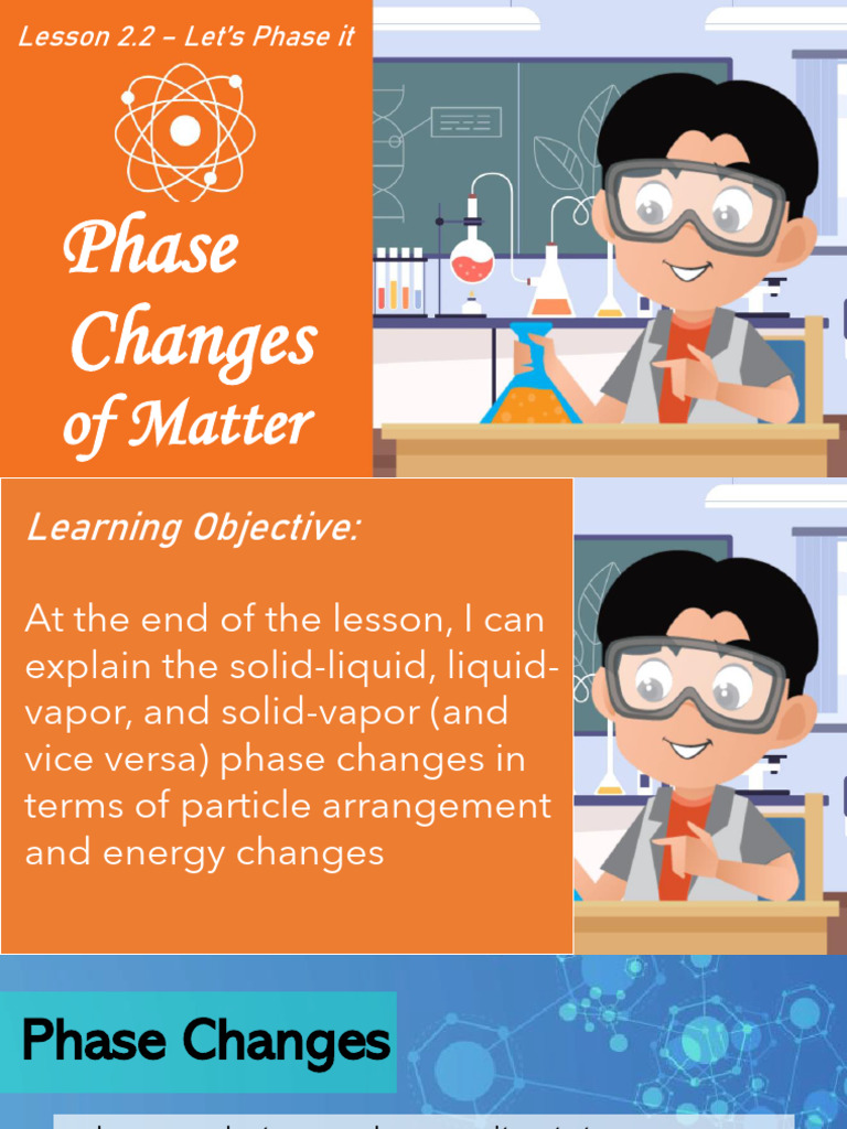 L 2.2 Phase Changes of Matter | PDF | Phase Diagram | Phase (Matter)