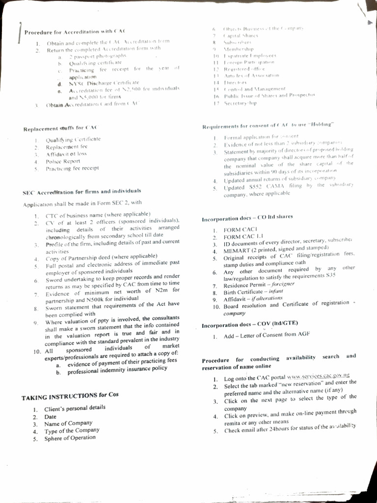 CLP Procedures | PDF