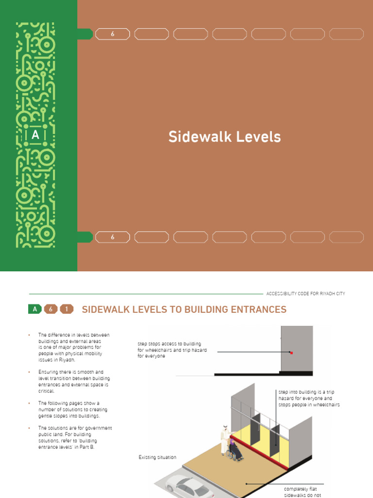 Riyadh Accessibility Code: Ramp Guidelines | PDF | Accessibility ...
