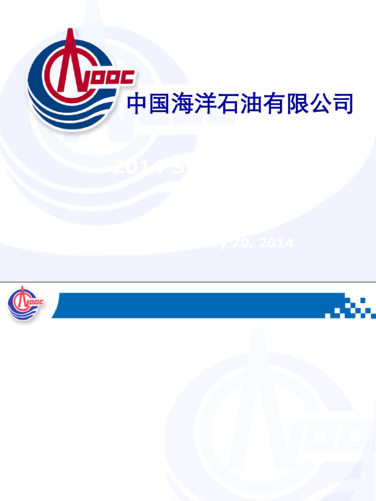 CNOOC Straetegic 2014 | PDF | Risk