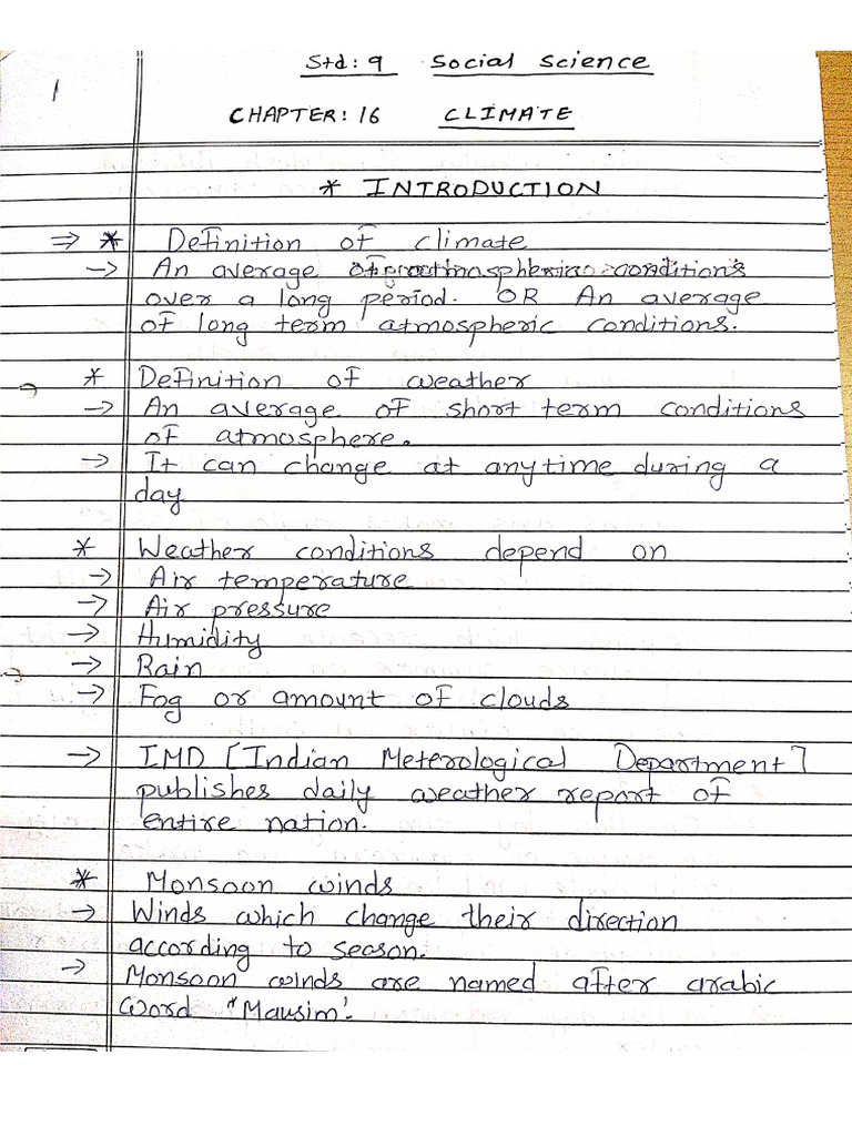 9 SS CH 16 Notes | PDF