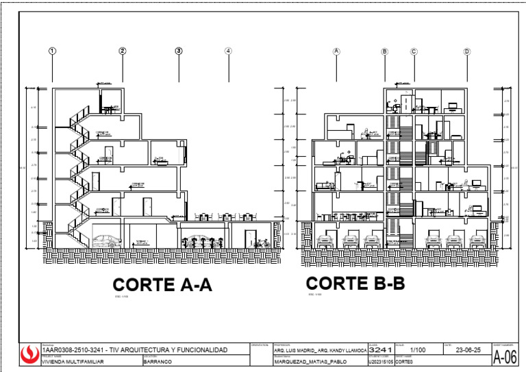 Architectural Section Drawings 1:100 | PDF