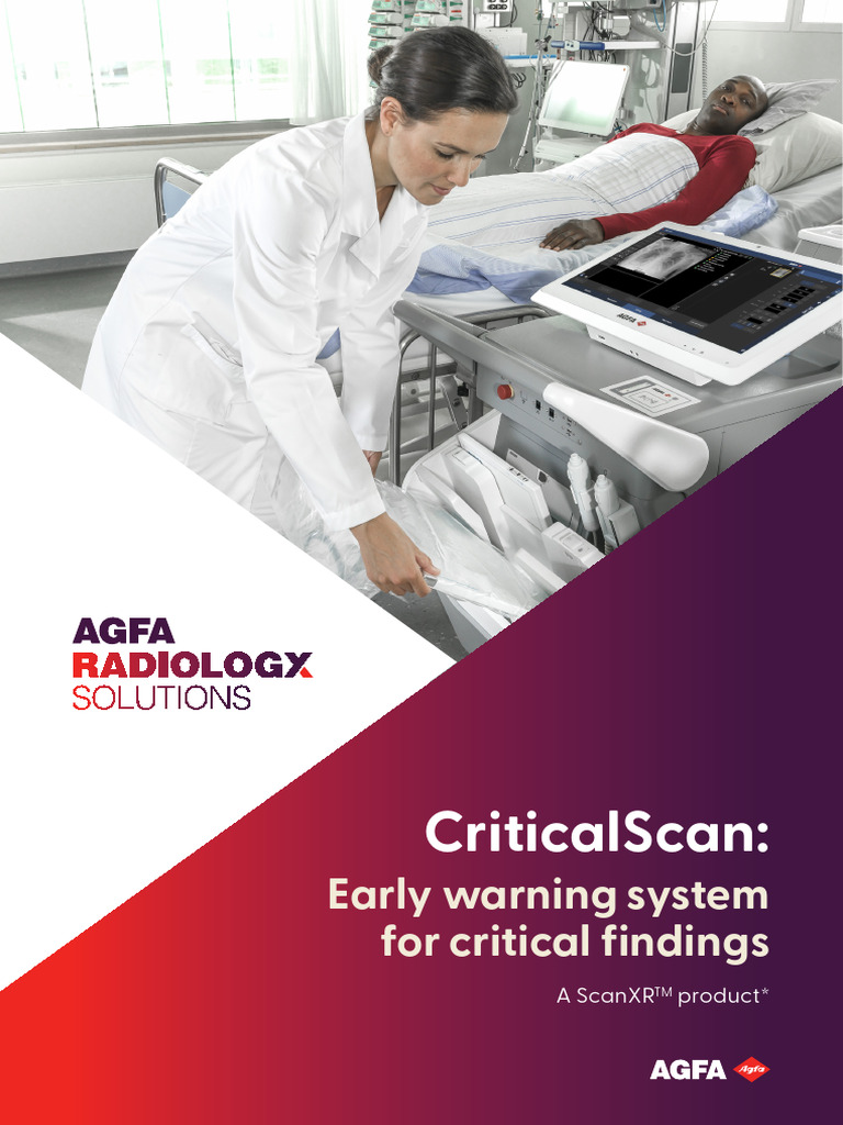 CriticalScan: AI for Urgent X-Ray Findings | PDF | Radiology | Health Care
