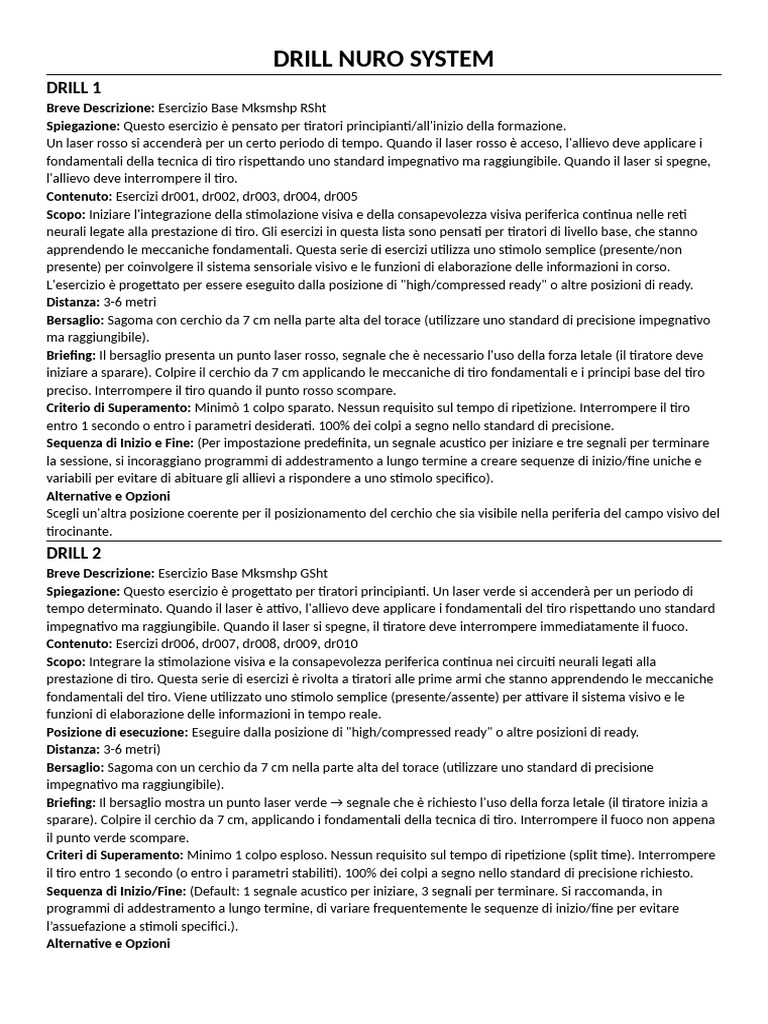 Drill Nuro System | PDF