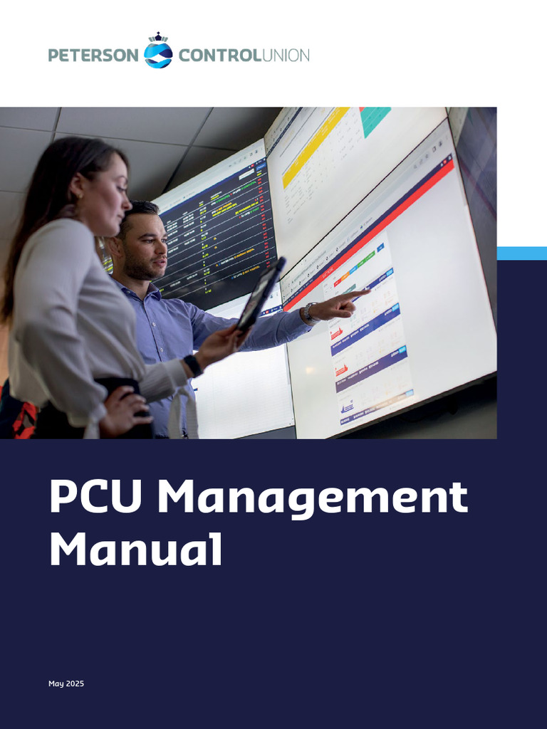 PCU Management Manual Overview | PDF | Cost Of Living | Risk Management