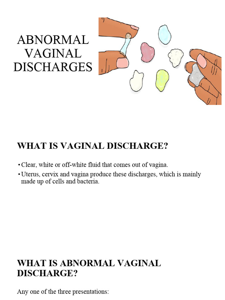 Abnormal Vaginal Discharges Explained | PDF