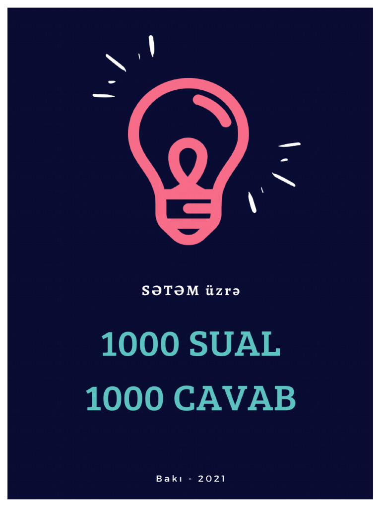 1000 Sual - 1000 Cavab | PDF
