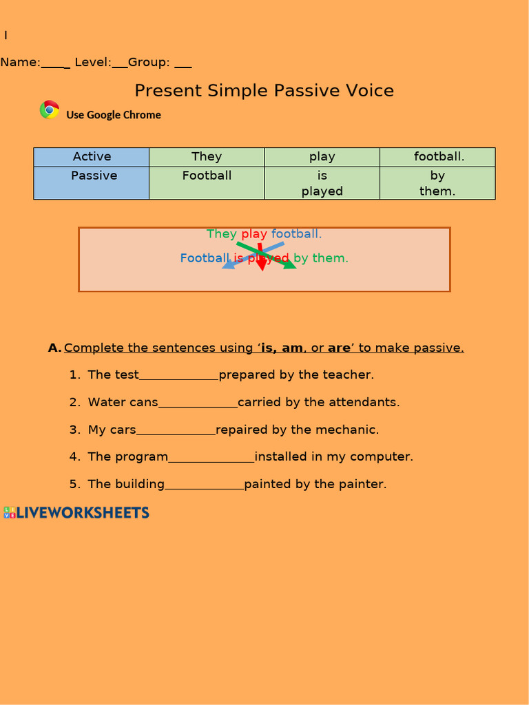 Passive Voice 1 | PDF