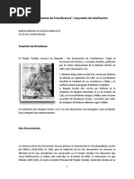 Dos Documentos de Transferencia 