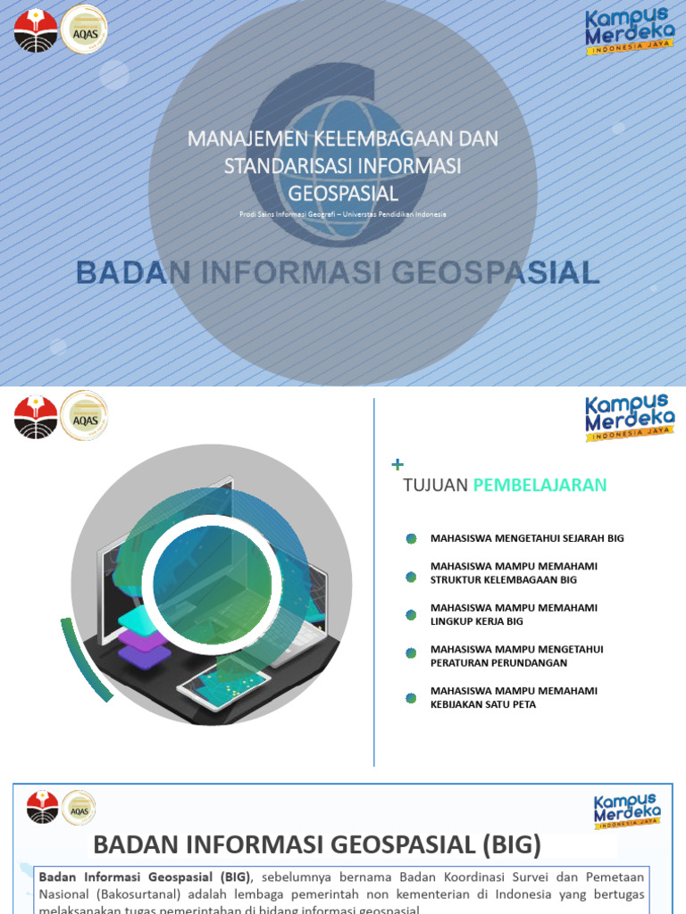 Peran dan Sejarah Badan Informasi Geospasial | PDF