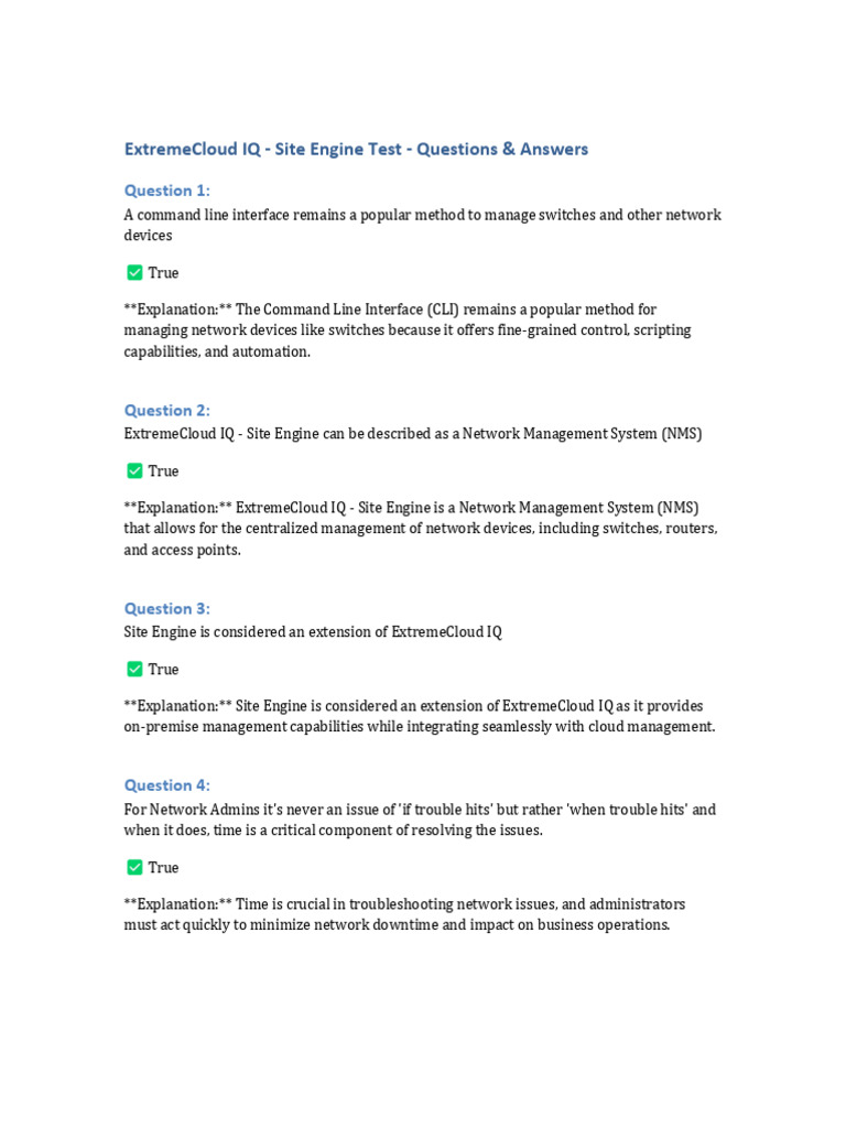 ExtremeCloud IQ Site Engine Overview | PDF | Cloud Computing | Computer ...