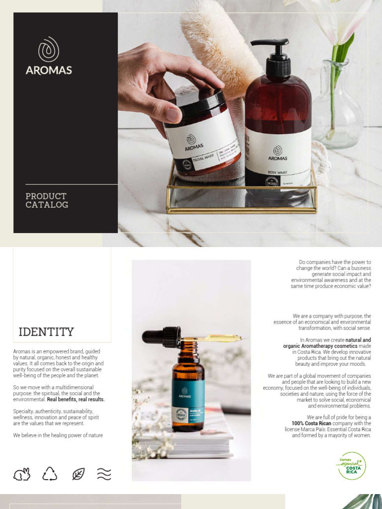 Aromas: Organic Wellness Products | PDF | Essential Oil | Aromatherapy