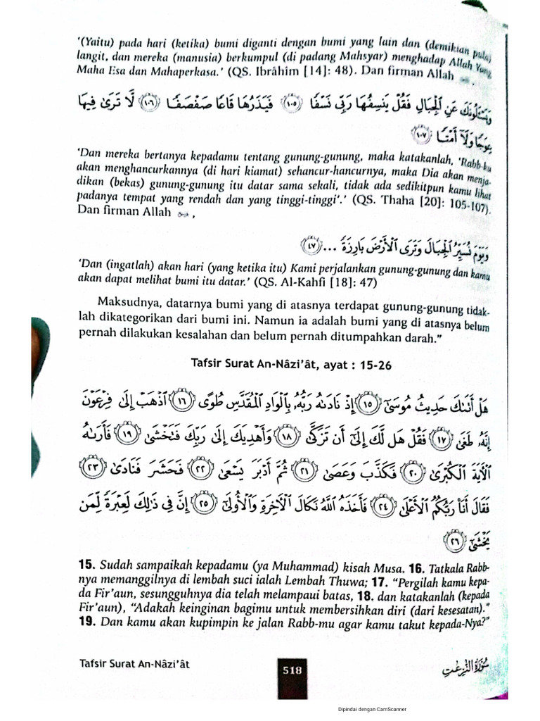Tafsir An Naziat 15-33 | PDF
