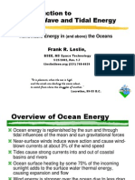 An Introduction To Wave and Tidal Energy: Renewable Energy in The Oceans