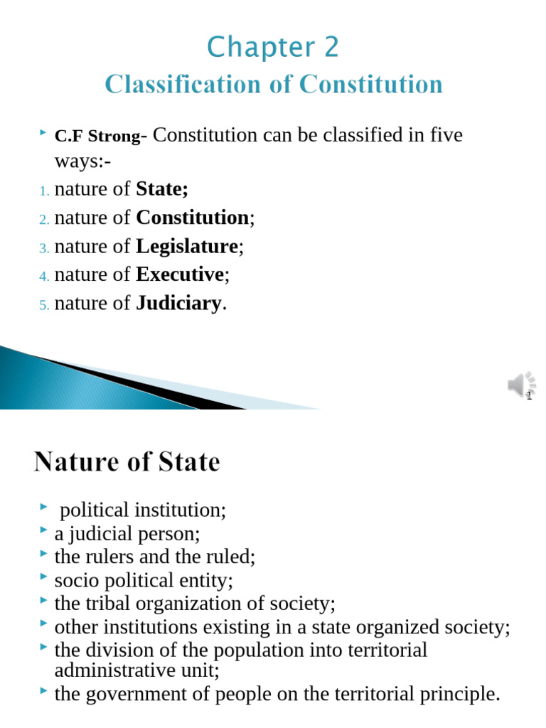 Types of State and Constitution Analysis | PDF | Constitution | Parliament