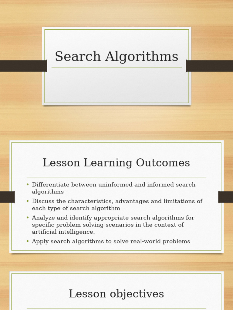 Properties of AI Search Algorithms | PDF | Algorithms And Data ...