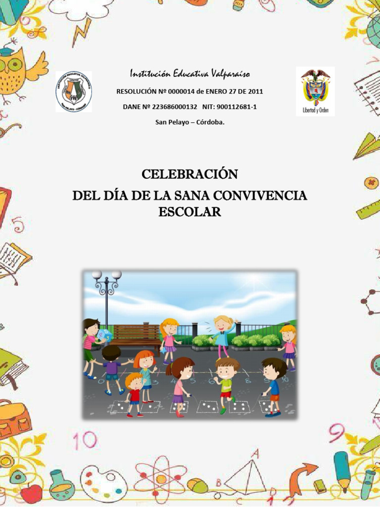 Día de la Sana Convivencia Escolar | PDF