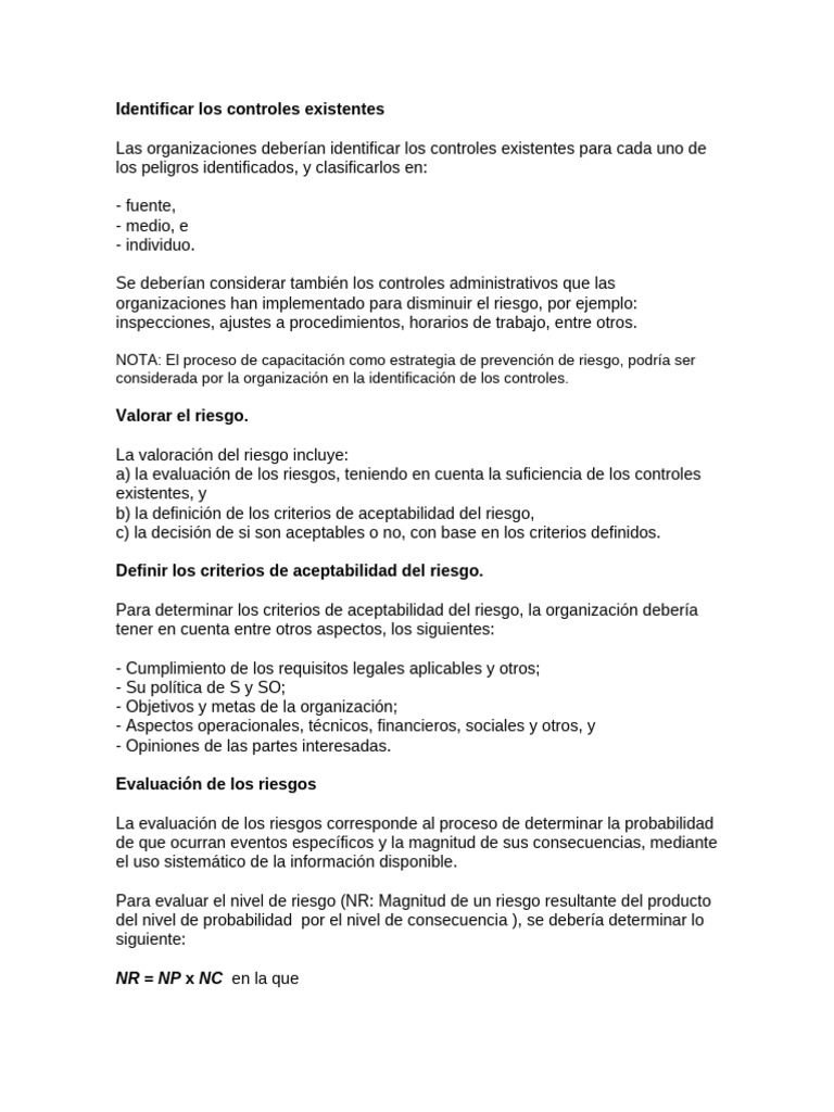 UtilizaciÃ N de GTC 045 C de T | PDF | Riesgo | Probabilidad