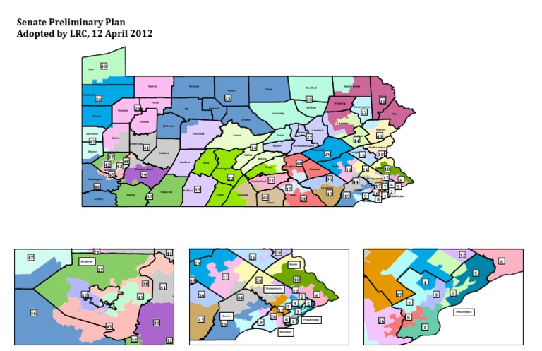 Senate Map Overview 2012 | PDF