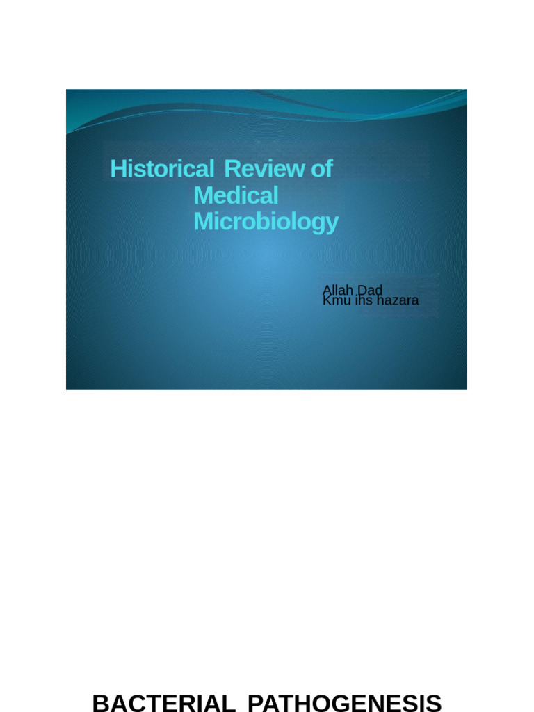 Bacterial Pathogenesis by Allah Dad | PDF | Infection | Lipopolysaccharide