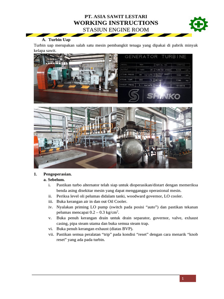 Engine Room Asl | PDF