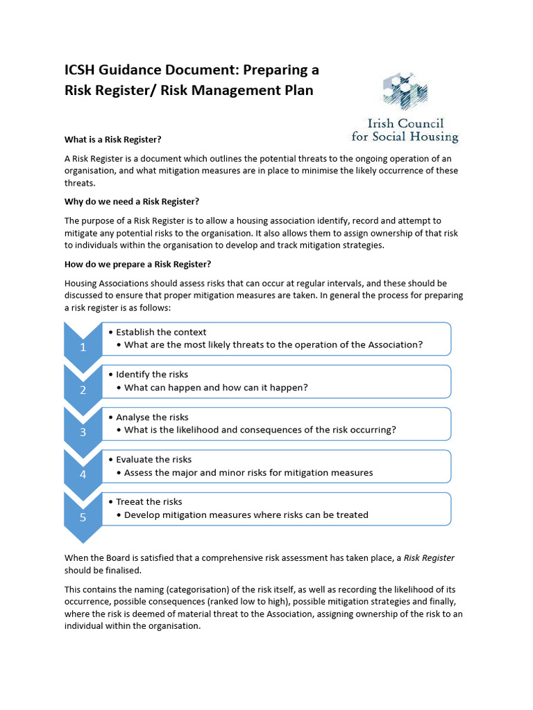 Risk Register Preparation Guide | PDF | Risk | Governance