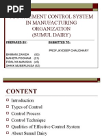 Download Management Control System in Manufacturing Organization by manisha SN8910401 doc pdf