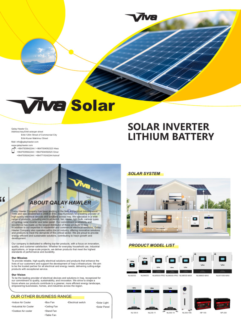 Viva Solar Inverter Product Overview | PDF | Power Inverter ...