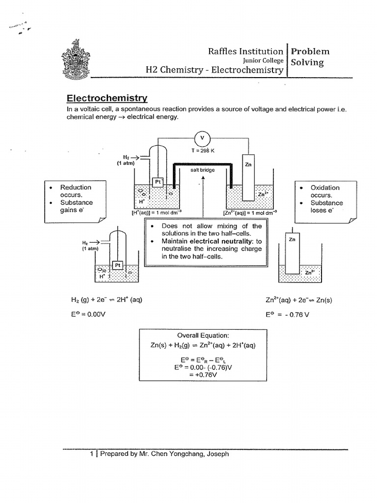 Electro Chem | PDF