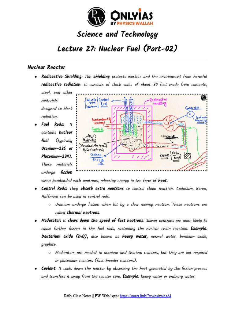 Nuclear Reactor Overview and Types | PDF | Nuclear Reactor ...