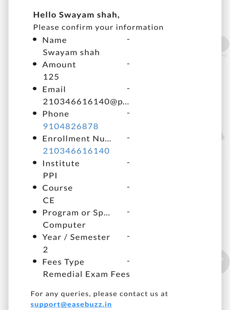 Easy Collect Easebuzz Pdf