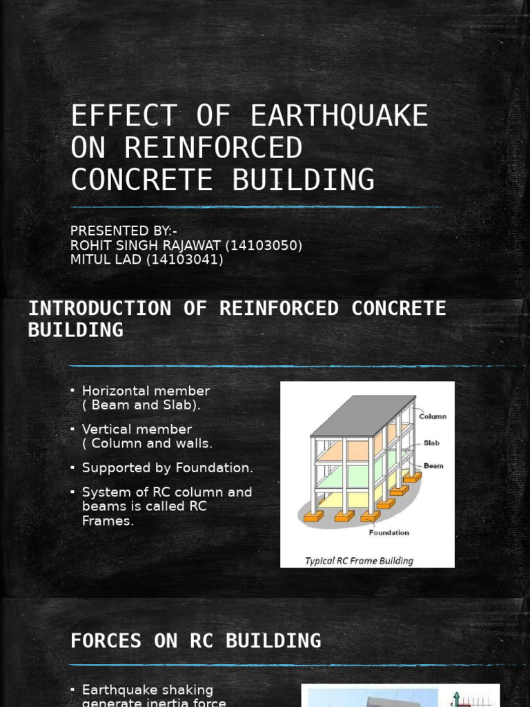 Earthquake Impact on Reinforced Concrete | PDF