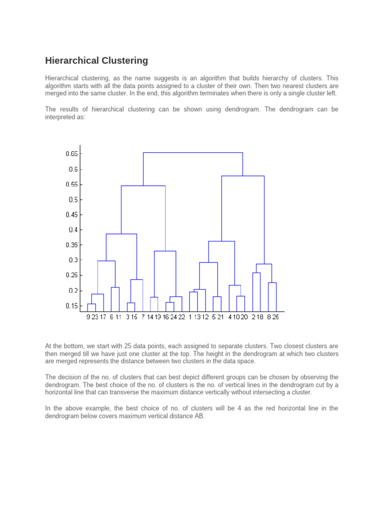 Hierarchical Clustering Explained | PDF
