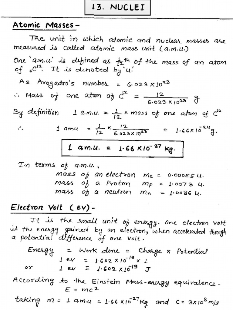 Nuclei Notes | PDF